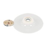 ΒΑΣΗ ΔΙΣΚΟΥ ΦΙΜΠΕΡ ΤΡΟΧΟΧΑΡΤΩΝ ΓΩΝ.ΤΡΟΧΩΝ Φ125 σετ ΛΕΥΚΗ