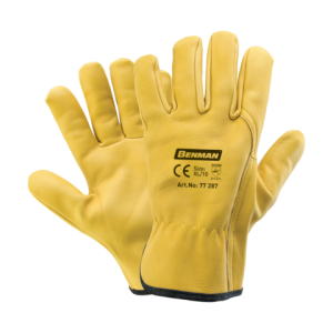 ΓΑΝΤΙΑ ΔΕΡΜΑΤΙΝΑ ΟΔΗΓΩΝ super Β.Τ. 10'/xl' benman (ΚΙΤΡΙΝΟ)