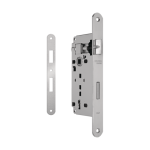 ΚΛΕΙΔΑΡΙΑ ΜΕΣΟΠΟΡΤΑΣ hugo Κ45 75 ΟΒΑΛ ΠΛΑΚΑ, 2 ΚΛΕΙΔΙΑ, ΝΙΚΕΛ