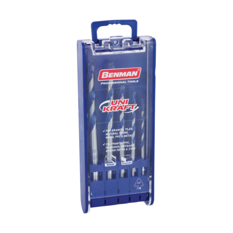 ΔΙΑΜΑΝΤΟΤΡΥΠΑΝΑ ΣΕΤ unicraft (5 τμχ) 4 10mm benman ΔΙΑΜΑΝΤΟΤΡΥΠΑΝΑ ΣΕΤ unicraft (5 τμχ) 4 10mm benman