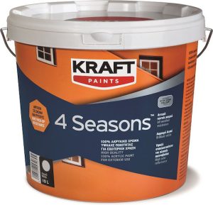 kraft 4 seasons 100% ΑΚΡΥΛ.ΧΡΩΜΑ ΛΕΥΚΟ mat 0,75lt