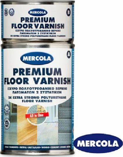 mercola premium floor varnish 2k ΜΑΤ 3lt mercola premium floor varnish 2k ΜΑΤ 3lt