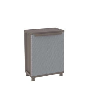 v ΝΤΟΥΛΑΠΑ pvc jrattan 068 με 1 ραφ.(68Πχ 37,5Βχ 91,5Υ) ΓΚΡΙ ΚΑΦΕ