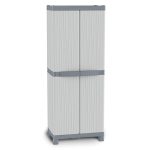 v ΝΤΟΥΛΑΠΑ pvc wavebase 3700u με 4ραφ.& χωρ.(70Π χ 44Β χ 182Υ) ΓΚΡΙ