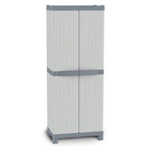 v ΝΤΟΥΛΑΠΑ pvc wavebase 3700u με 4ραφ.& χωρ.(70Π χ 44Β χ 182Υ) ΓΚΡΙ