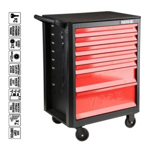 ΕΡΓΑΛΕΙΟΦΟΡΟΣ ΤΡΟΧΗΛΑΤΟΣ yato 7 συρταριων ΥΤ 09000