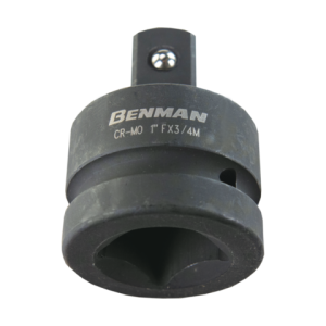 ΑΝΤΑΠΤΟΡΑΣ benman, 1" (f) x 3/4" (m) ΜΑΥΡΟΣ