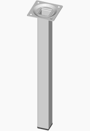 es ΠΟΔΙ ΤΡΑΠΕΖΙΟΥ ΤΕΤΡΑΓ. 25Χ25mm Η800 ΛΕΥ