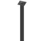 es ΠΟΔΙ ΤΡΑΠΕΖΙΟΥ ΤΕΤΡΑΓ. 25Χ25mm Η800 ΜΑΥ