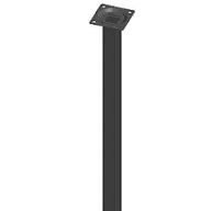 es ΠΟΔΙ ΤΡΑΠΕΖΙΟΥ ΤΕΤΡΑΓ. 25Χ25mm Η800 ΜΑΥ