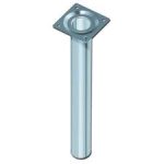 es ΠΟΔΙ ΤΡΑΠΕΖΙΟΥ ΣΤΡΟΓΓΥΛΟ Φ 30mm Η800 ΑΛΜ