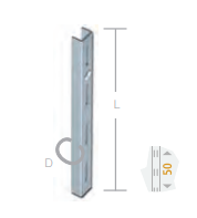 es ΟΡΘΟΣΤΑΤΗΣ ΤΟΙΧΟΥ ΜΟΝΗΣ ΔΑΤΡ. l1000 ΑΛΟΥΜ.