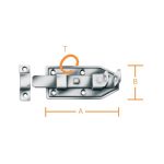 ΣΥΡΤΗΣ ΛΟΥΚΕΤΟΥ ΠΟΡΤΑΣ 100Χ50mm ΓΑΛΒ