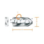 ΣΥΡΤΗΣ ΛΟΥΚΕΤΟΥ ΠΟΡΤΑΣ 100Χ50mm ΓΑΛΒ