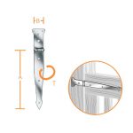 ΜΕΝΤΕΣΕΣ ΑΥΛΟΠΟΡΤΑΣ 400Χ45mm ΓΑΛΒ