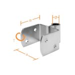 ΜΕΝΤΕΣΕΣ ΑΥΛΟΠΟΡΤΑΣ 45Χ38mm Φ10mm ΓΑΛΒ