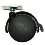 ΡΟΔΑ Φ 40mm με ΦΡΕΝΟ ΔΙΠΛΗ ΠΕΛΜΑ 38Χ38mm ΜΑΥ,25kgs