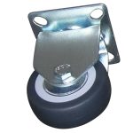 ΡΟΔΑ Φ 50mm με ΠΕΛΜΑ ΣΤΑΘΕΡΗ 50Χ50mm 50kgs ΓΚΡΙ ΓΑΛΒ