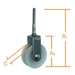 ΡΟΔΑΤΣΑ ΡΟΛΟ ΒΙΔΩΤΗ για ΣΧΟΙΝΙ 50mm 1τμχ(007900191av