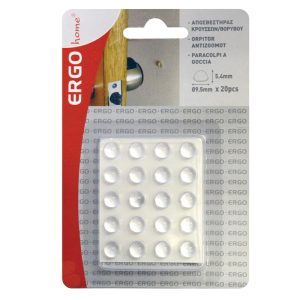ergo ΑΠΟΣΒ/ΡΑΣ ΚΡΟΥΣ/ΘΟΡΥΒoΥ ΠΛΑΣΤ.Φ9.5Χ5.4mm 20τμχ ΔΙΑΦ.