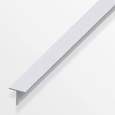 ΠΡΟΦΙΛ alu ΠΛΑΚ. "Τ" ΕΝΩΤΙΚ.ΔΑΠ.15mm/ 1m ΑΣΗΜΙ