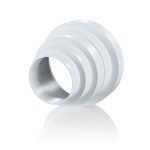 ΣΥΣΤΟΛΗ ΠΛΑΣΤ.(ΜΠΟΥΚΑΛΑ) Φ80 150mm ΛΕΥΚΗ