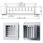 ΠΕΡΣΙΔΑ ΚΛΕΙΣΙΜΑΤΟΣ 300Χ200mm ΑΛΟΥΜ, ΔΙΠΛΕΣ ΓΡΙΛΙΕΣ