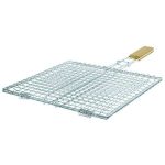 ΣΧΑΡΑ ΨΗΣΙΜ.ΚΑΡΕ Β (38,5χ31,5cm) με ΞΥΛΟ Ν.10081 ΙΝΟΞ 18/10