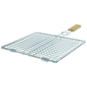 ΣΧΑΡΑ ΨΗΣΙΜ.ΚΑΡΕ Β (38,5χ31,5cm) με ΞΥΛΟ Ν.10081 ΙΝΟΞ 18/10