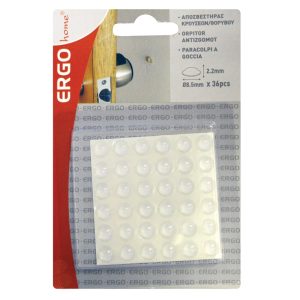 ergo ΑΠΟΣΒ/ΡΑΣ ΚΡΟΥΣ/ΘΟΡΥΒΟΥ ΠΛΑΣΤ.Φ8.5x2.2mm 36τμχ ΔΙΑΦ.