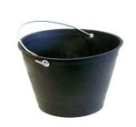 ΚΟΥΒΑΣ 15lt ΠΛΑΣΤ.ΜΑΥΡΟΣ ΣΤΡΟΓΓΥΛΟΣ με ΧΕΙΛΟΣ ΕΝΙΣΧ.