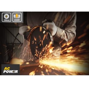 cat ΗΛΕΚΤΡ.ΤΡΟΧΟΣ ΓΩΝΙΑΚΟΣ 230mm 2350w dx35