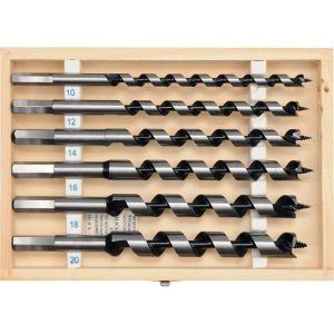 ΤΡΥΠΑΝΙΑ ΞΥΛΟΥ ΕΛΙΚΟΕΙΔΗΣ Σετ 6τμχ 10 20mm 230mm yt 3298