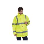 ergo ΜΠΟΥΦΑΝ parka ΦΩΣΦΟΡΙΖΕ ΚΙΤΡΙΝΟ ..