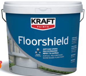 kraft floorshield ΑΚΡΥΛ. ΓΚΡΙ 3l
