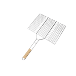 ΣΧΑΡΑ ΨΗΣΙΜ.ΚΑΡΕ (Μ40,5χΠ30cm) με ΞΥΛΟ ΙΝΟΞ 18/10 bbq1017