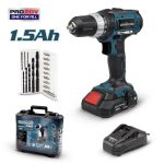 bor ΜΠΑΤ.ΔΡΑΠΑΝ/ΒΙΔΟ ΕΠΑΝ/ΜΕΝΟ pro 20v 35nm με 2ταχ.+ΒΑΛΙΤΣΑ bbp3000