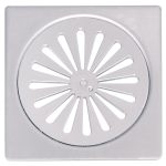 ΣΧΑΡΑΚΙ ΤΕΤΡΑΓΩΝΟ 120*120 ΑΣΦΑΛΕΙΑΣ inox 304 aqua drain 10 0288