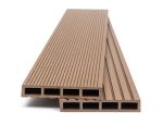 np deck wpc ΠΕΡΙΦΡΑΞΗΣ με ΔΙΠΛΟ ΧΤΕΝΙ 20χ120mmχ3.60m teak 50150