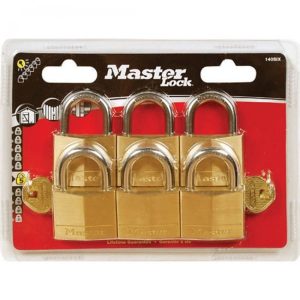 ΛΟΥΚΕΤΟ master lock ΜΠΡΟΥΤΖΙΝΟ 40mm (Σετ 6 τμχ.) ΜΕ 6 ιδια κλειδιά
