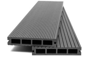 np deck wpc ΠΕΡΙΦΡΑΞΗΣ με ΔΙΠΛΟ ΧΤΕΝΙ 20χ140mmχ3.60m d.grey 50