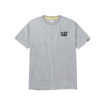 cat ΕΝΔ/ΣΗ ΜΠΛΟΥΖΑΚΙ ΚΟΝΤ/ΝΙΚΟ trademark tee logo ΠΙΣΩ w05324 ΓΚΡΙ